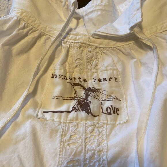 OOAK Magnolia Pearl Crisp White Cotton Bloomers, White OS - Picture 5 of 5